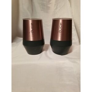 Reduce 12oz Rose Gold Wine/Coffee Thermal Cocktail Tumbler Stainless hot or cold